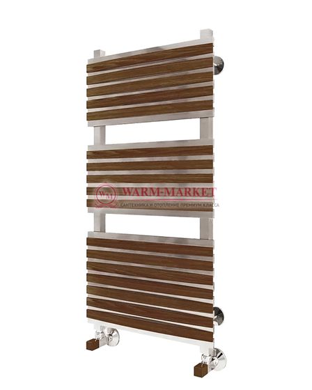 Veneto (Legno) - водяной дизайн полотенцесушитель с декоративными накладками