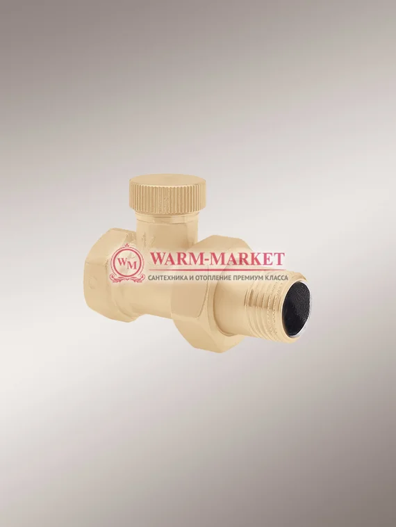 Узел запорный Hummel прямой ¾, бежевый