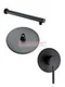 Душевой комплект Warmer Black Line 400101-8D