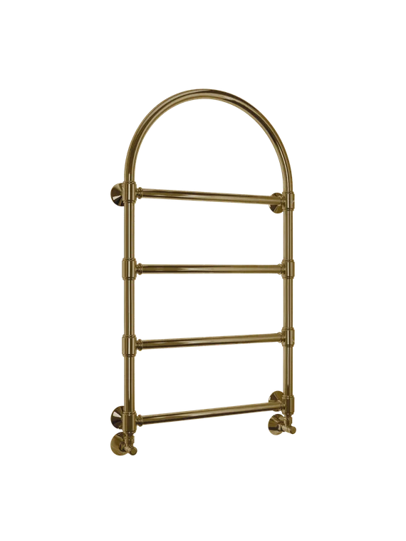 Versal Bronze - бронзовый дизайн полотенцесушитель в стиле ретро