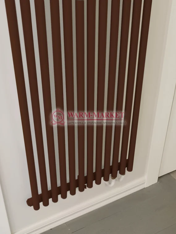 Garmonia A25 V1 - вертикальный трубчатый радиатор высотой 1784 мм коричневого цвета