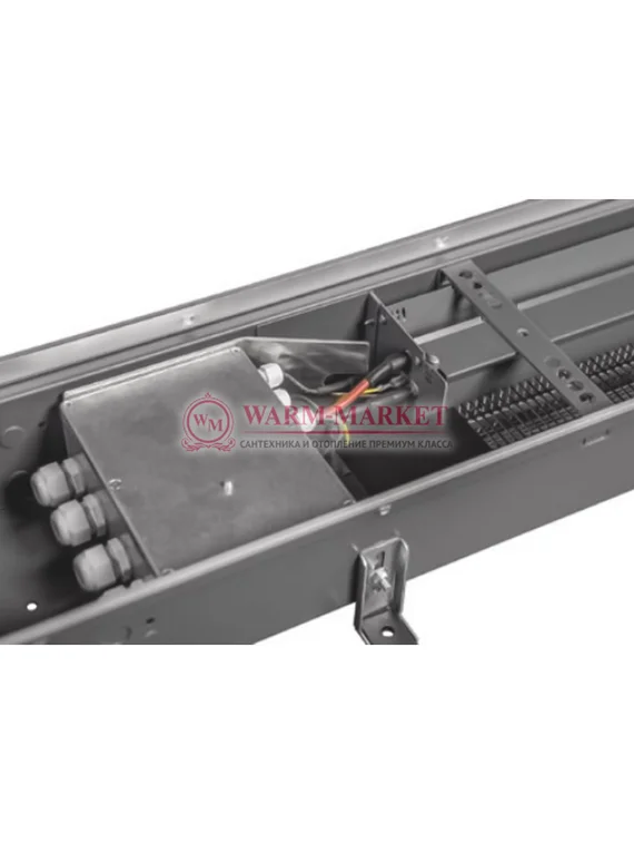 Внутрипольный конвектор Katherm QE с электрическим нагревательным элементом