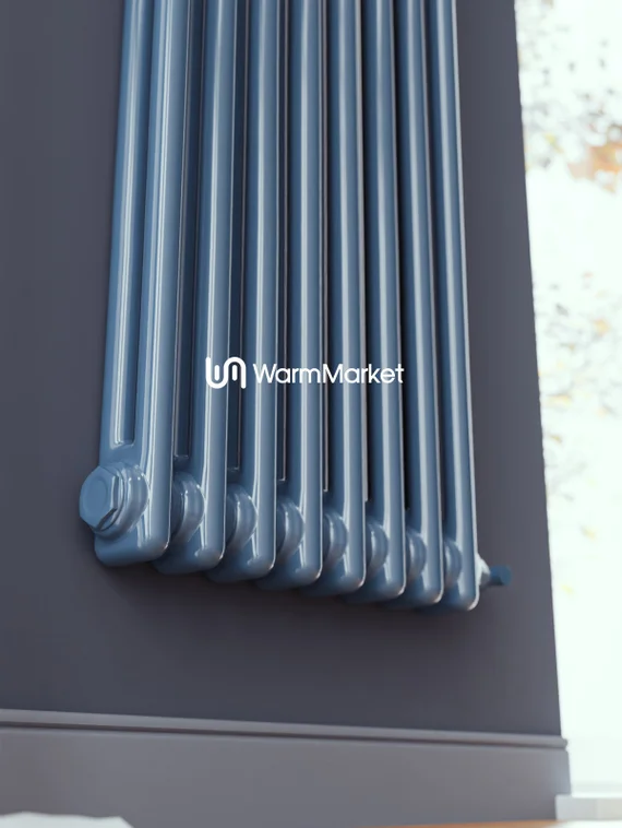 Bareng Softy 2200 - двухтрубный трубчатый радиатор высотой 2000 мм, боковое подключение