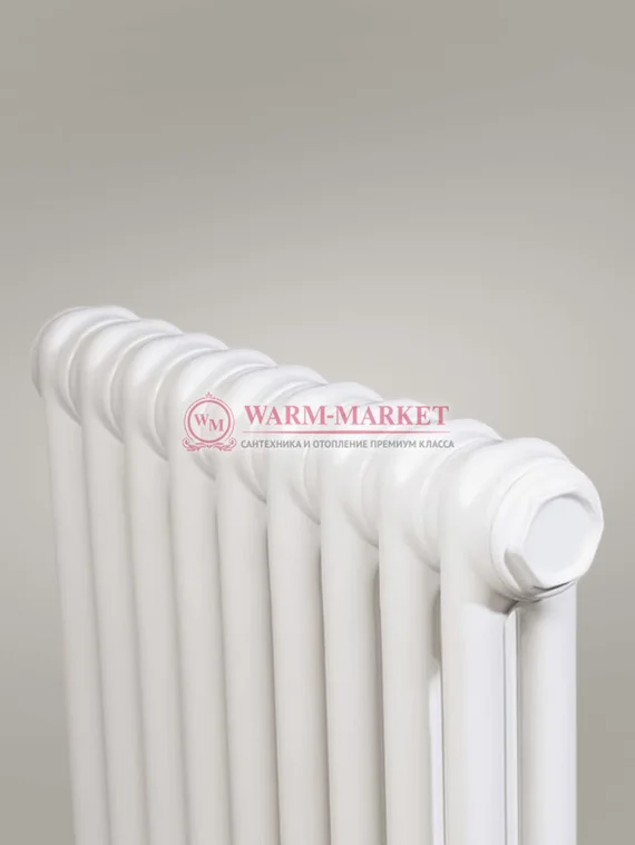 Вертикальный трубчатый радиатор Zehnder 2220 №1270 с боковым подключением