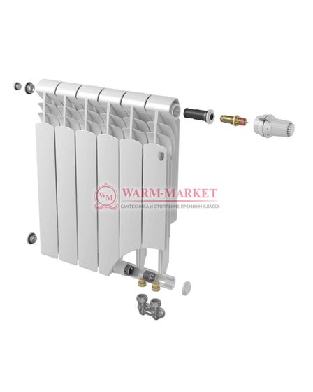 Радиатор Royal Thermo Vittoria Super VD 500 с нижним подключением