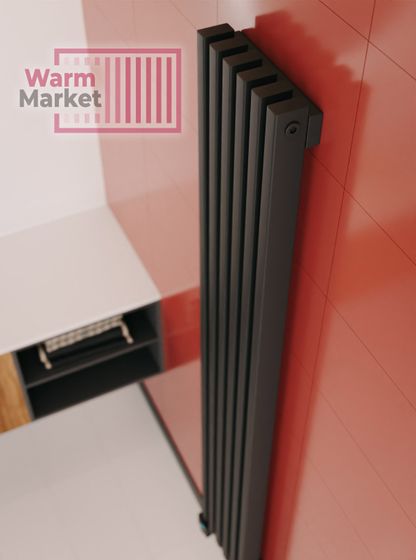 Axxinot Cardea 60х30 VE - вертикальный электрический радиатор высотой 1500 мм, 5 секций