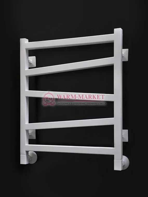 Quadro Zigzag "Реплика" - водяной дизайн-полотенцесушитель из нержавеющей стали