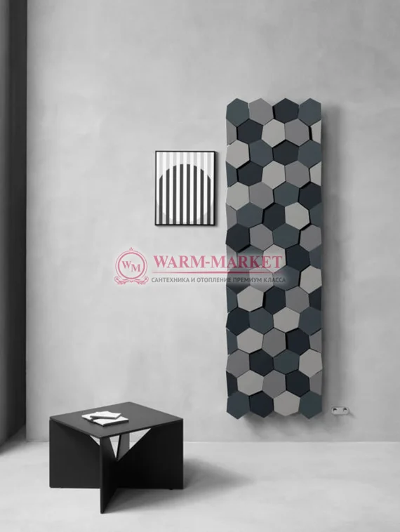 Вертикальный дизайн радиатор Caleido Honey