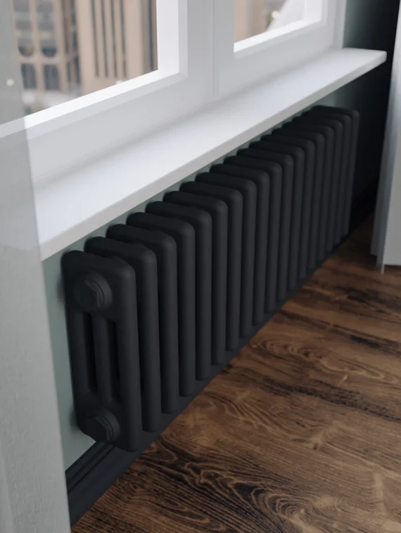 Bronto Pipe 3040 - трехтрубный трубчатый радиатор высотой 400 мм, боковое подключение