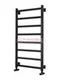 Электрический полотенцесушитель Secado Корсико 1 из нержавеющей стали, черный