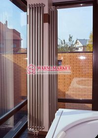 Вертикальный трубчатый радиатор Dia Norm 2180 двухтрубный, нижнее центральное подключение