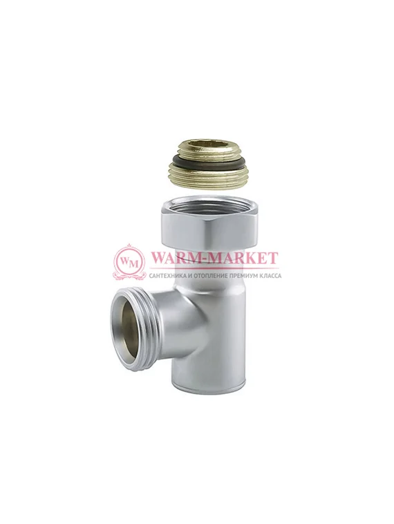 Вентиль запорный угловой Hummel Designtechnik 3/4НРx1/2НР