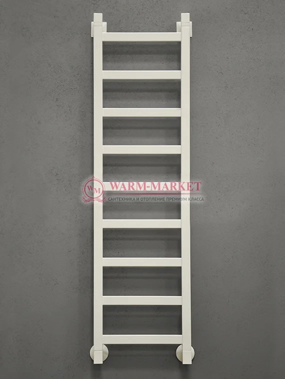 Quadro EQ1 - узкий электрический дизайн-полотенцесушитель с терморегулятором из нержавеющей стали