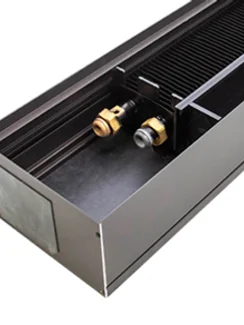 Внутрипольный конвектор с естественной конвекцией Möhlenhoff WSK шириной 410 мм, высотой 140 мм