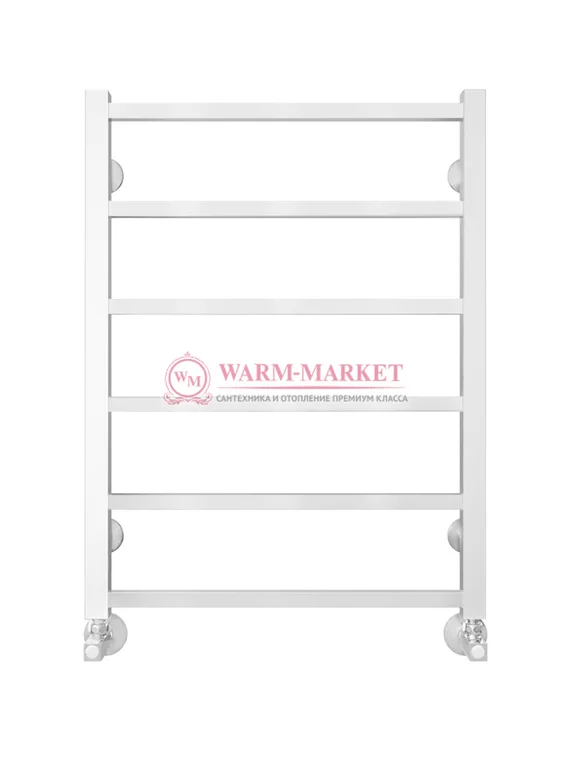 Контур П6-3 - водяной полотенцесушитель, нижнее подключение, белый