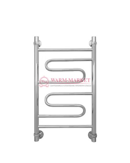 Virazh-1 - водяной дизайн-полотенцесушитель из нержавеющей стали