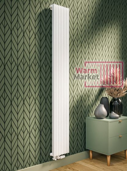 Вертикальный трубчатый радиатор KZTO Paralleli v1 1534 шаг 25