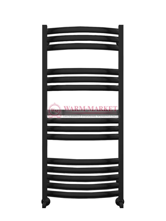 Палермо П15 - электрический полотенцесушитель, черный