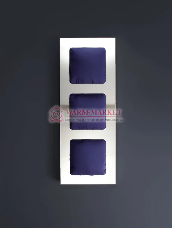 Quadro 12 - водяной дизайнерский полотенцесушитель из нержавеющей стали