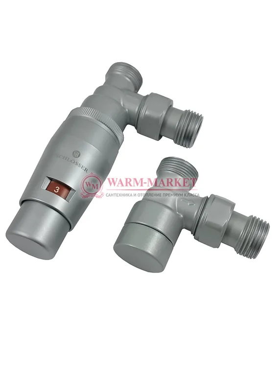 Комплект Elegant Mini GZ1/2 x M22x1,5 с головкой Мини M30x1,5 Сатин