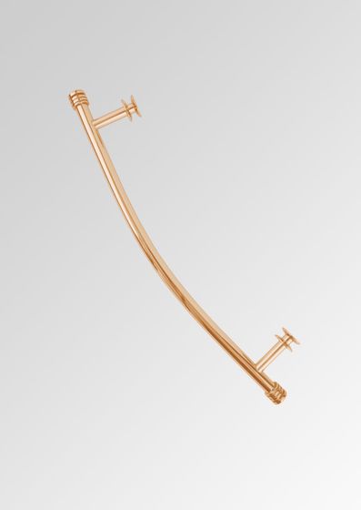 Полка изогнутая - для полотенцесушителя бронза