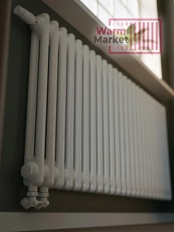 Axxinot Sentir 2050 - стальной трубчатый радиатор, нижнее подключение с термостатикой N69 твв