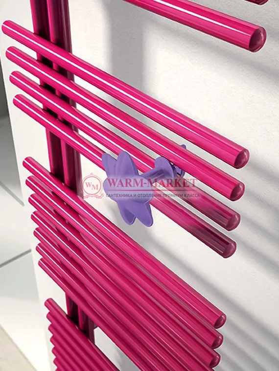 Полотенцесушитель Irsap Funky из нержавеющей стали с горизонтальными секциями круглых трубок