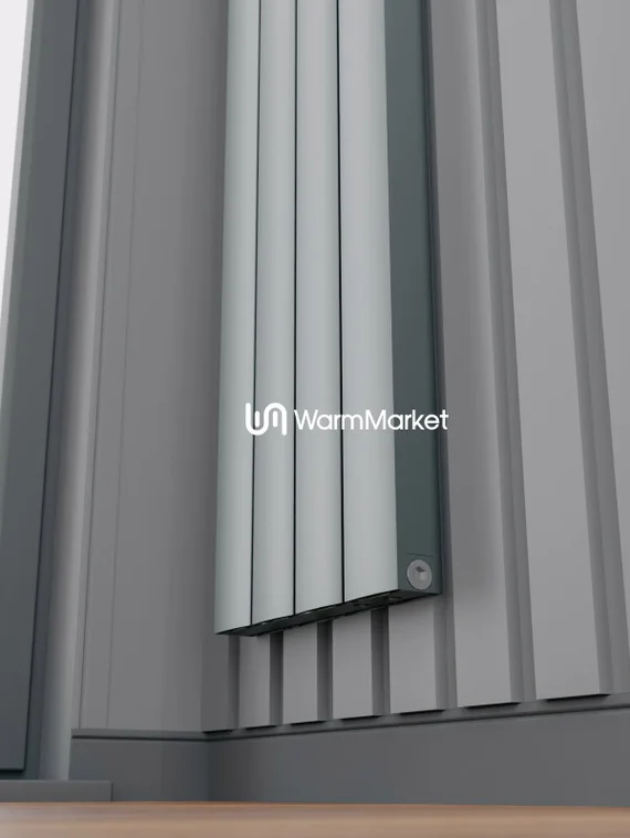 Axxinot Barkas V 2000 - вертикальный алюминиевый радиатор высотой 2030 мм