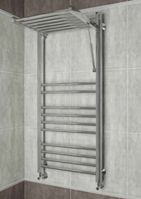 Valensia  - водяной полотенцесушитель с откидной полкой