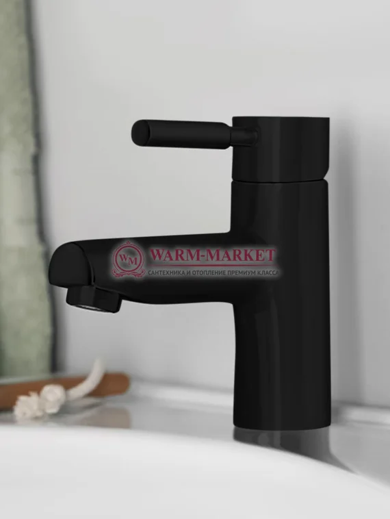 Смеситель для умывальника черный Main 4103-Bl