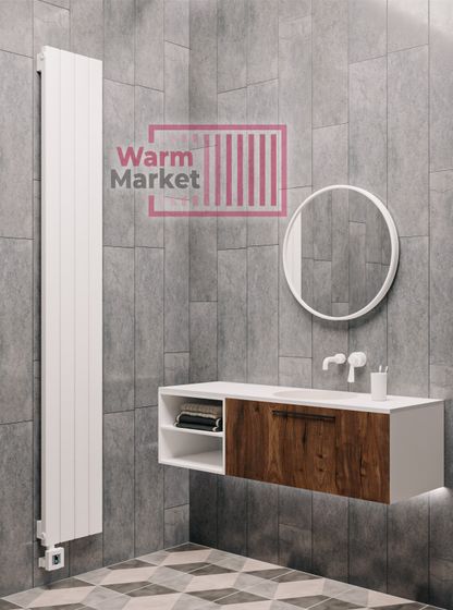 Axxinot Adero 30х60 VE - вертикальный электрический радиатор высотой 1500 мм, 2 секции