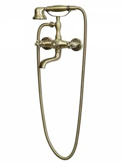 Бронзовый смеситель для душа Florence в ретро стиле