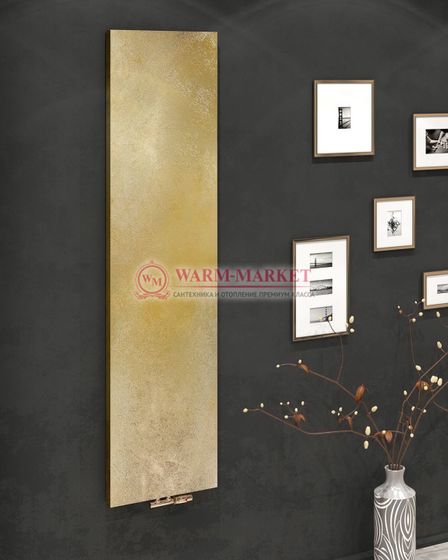 Varmann Solido Bless - панельный дизайн радиатор,патинированный золотом или серебром