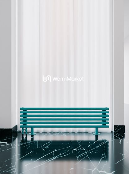 Bareng Select ZN 1500 - напольный трубчатый радиатор шириной 1500 мм, нижнее левое подключение