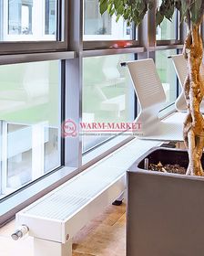 Narbonne 20 214- низкий конвектор высотой 214 мм с боковым подключением