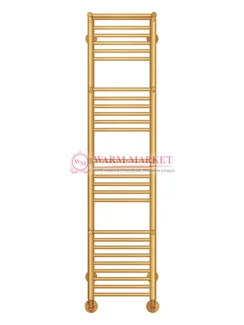 Аврора П27-1 - водяной полотенцесушитель с полками, нижнее подключение, цвет бронза