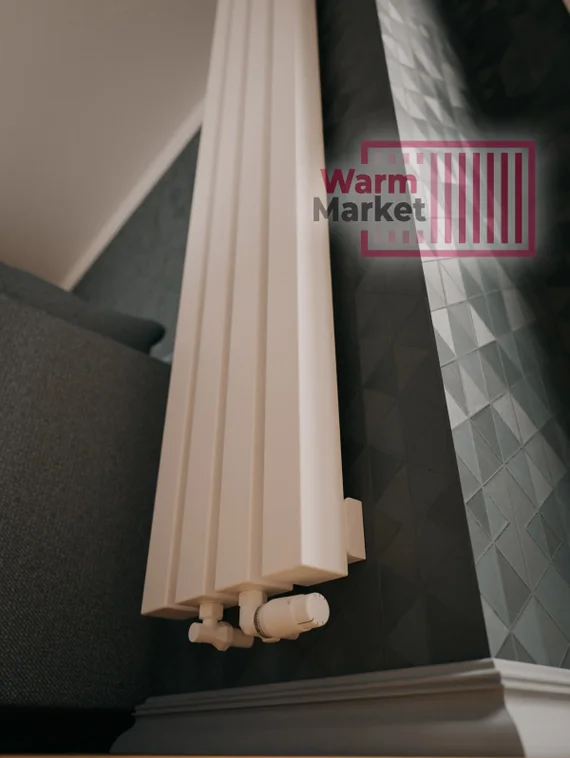 Axxinot Verde 60х60 V - вертикальный водяной радиатор высотой 1000 мм, 5 секций