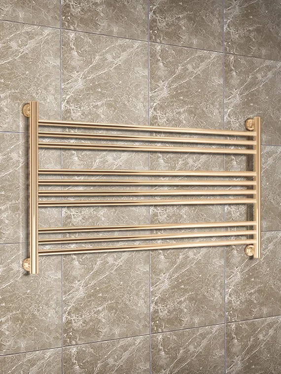 Bogema L Bronze - бронзовый полотенцесушитель горизонтальной формы