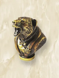 Бронзовая ложка для обуви "Bear"