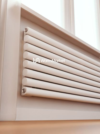 Bareng Monte Z 1000 - горизонтальный трубчатый радиатор шириной 1000 мм, нижнее правое подключение