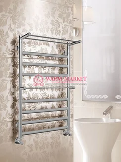 Hendriks-полотенцесушитель с двумя полками, нижнее подключение