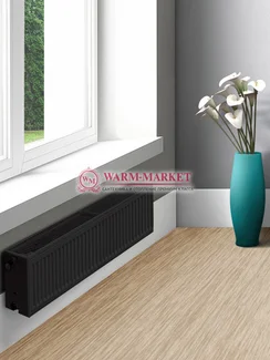 Dia Norm Ventil Compact СV 21s, высотой 300 мм - красный панельный радиатор с нижним подключением