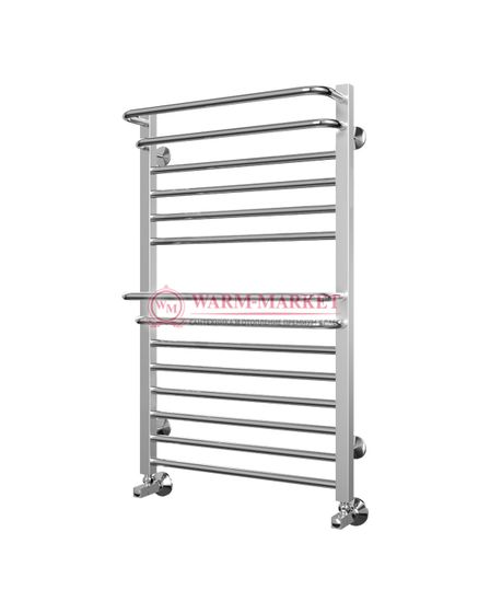 Орион - водяной полотенцесушитель, нижнее подключение, черный