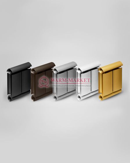 Silver S 1700 - вертикальный цветной алюминиевый дизайн - радиатор