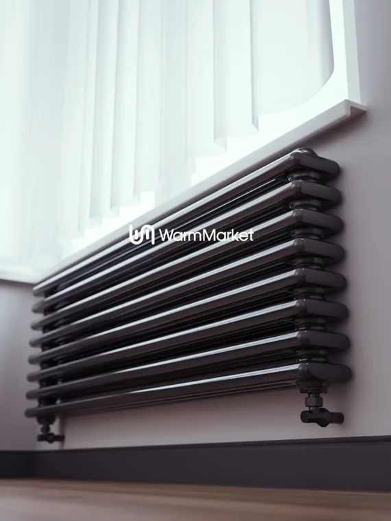 Bareng Softy Z 3140 - трехтрубный трубчатый радиатор шириной 1400 мм, нижнее разнесенное подключение