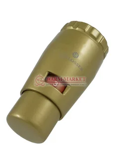 Термостатическая головка Mini M30x1,5 Матовое Золото
