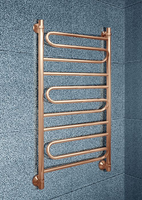 Elegia Bronze - бронзовый водяной полотенцесушитель с эффективно расположенными перекладинами | Фото 2