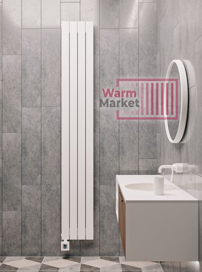 Axxinot Adero 30х60 VE - вертикальный электрический радиатор высотой 1250 мм, 5 секций