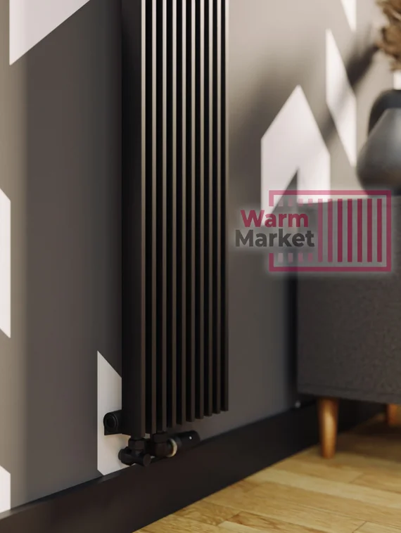 Paralleli v 1 1750 шаг 25 вертикальный трубчатый радиатор из прямоугольного профиля
