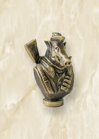 Бронзовая ложка для обуви "Hog"